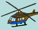 Dibujo Helicóptero  pintado por alejandrito