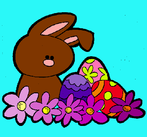 Dibujo Conejito de pascua pintado por Wunderlinquer