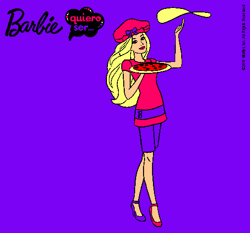 Dibujo Barbie cocinera pintado por Aidi