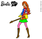 Dibujo Barbie la rockera pintado por celia2