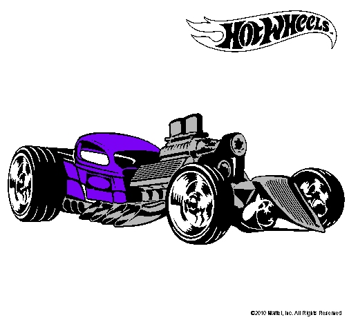 Dibujo Hot Wheels 10 pintado por kevin-osiris-