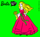 Dibujo Barbie vestida de novia pintado por pokhontasdacy