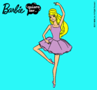 Dibujo Barbie bailarina de ballet pintado por yone