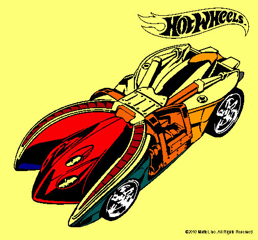 Dibujo Hot Wheels 7 pintado por micaela12