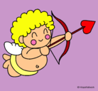 Dibujo Cupido pintado por artemisa