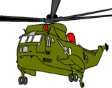 Dibujo Helicóptero al rescate pintado por jeferson
