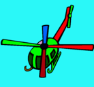 Dibujo Helicóptero V pintado por dylan04