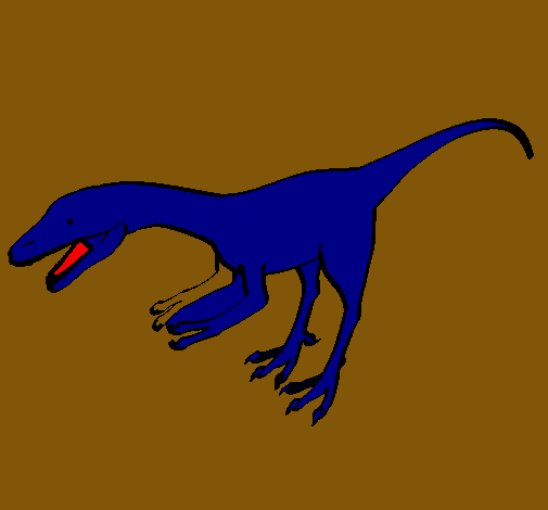 Dibujo Velociraptor II pintado por Alonso18