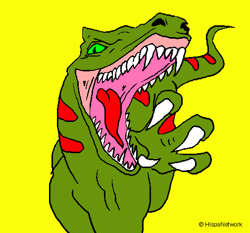 Dibujo Velociraptor II pintado por chino64