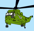 Dibujo Helicóptero al rescate pintado por jhoscar