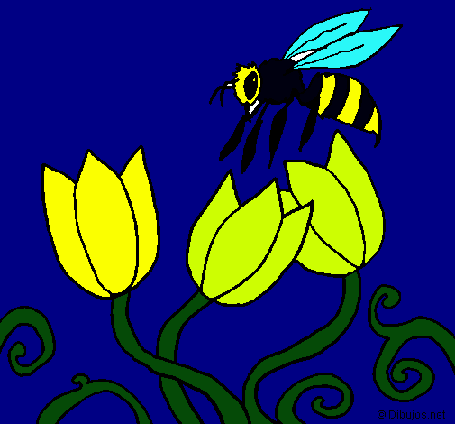 Dibujo Abeja pintado por Geran