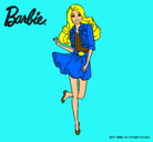 Dibujo Barbie informal pintado por albuchi