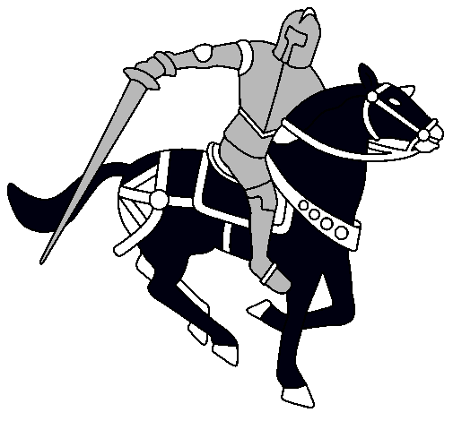Dibujo Caballero a caballo IV pintado por kevin-osiris-