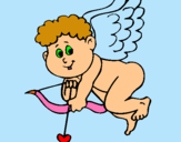 Dibujo Cupido pintado por ckami