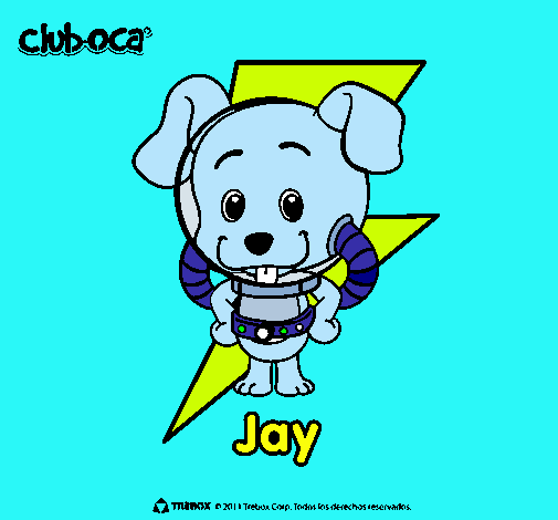 Dibujo Jay pintado por iridia