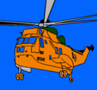Dibujo Helicóptero al rescate pintado por bryan28