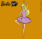 Dibujo Barbie bailarina de ballet pintado por valerina10