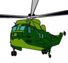 Dibujo Helicóptero al rescate pintado por ELICOPTERO