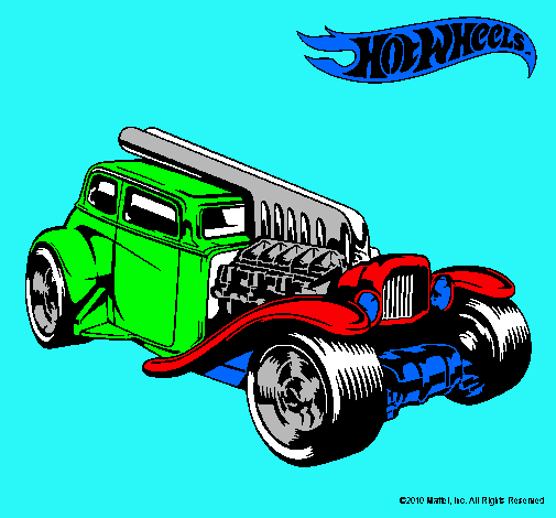 Dibujo Hot Wheels 6 pintado por kevin-osiris-