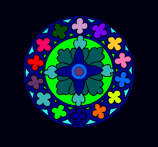 Dibujo Mandala 21 pintado por Aabejixlinda