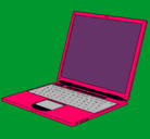 Dibujo Ordenador portátil pintado por laptop