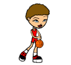Dibujo Jugadora de básquet pintado por oscar24