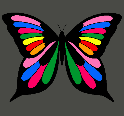 Dibujo Mariposa 8 pintado por lauragc