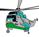 Dibujo Helicóptero al rescate pintado por kiguin