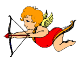 Dibujo Cupido volando pintado por VICKYCREAZYPRIN