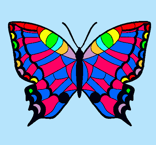 Dibujo Mariposa pintado por niknik