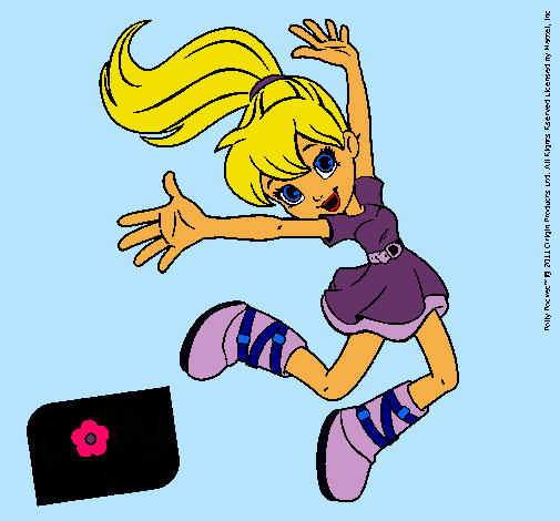 Dibujo Polly Pocket 10 pintado por lichi