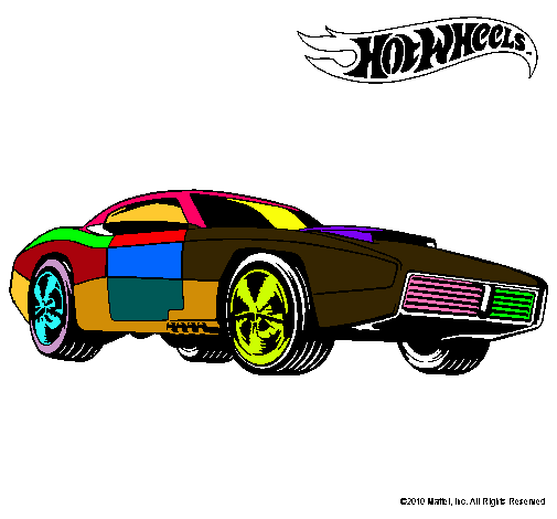 Dibujo Hot Wheels 1 pintado por franciscojesus