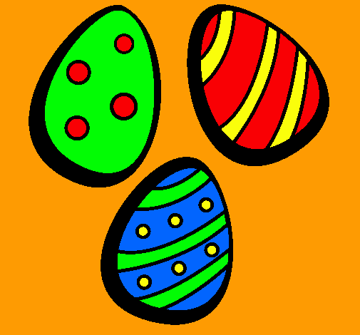 Dibujo Huevos de pascua IV pintado por Darknol