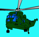 Dibujo Helicóptero al rescate pintado por hecortazo