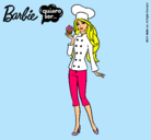 Dibujo Barbie de chef pintado por milla 
