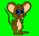 Dibujo Ratón pintado por leie