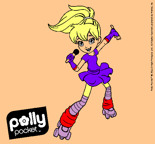Dibujo Polly Pocket 2 pintado por soffi04