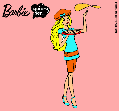 Dibujo Barbie cocinera pintado por Dalia10