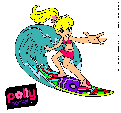 Dibujo Polly Pocket 4 pintado por lupita222