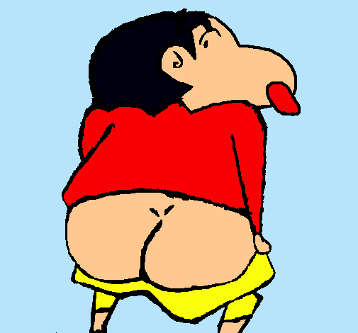 Dibujo Shin Chan pintado por Monii