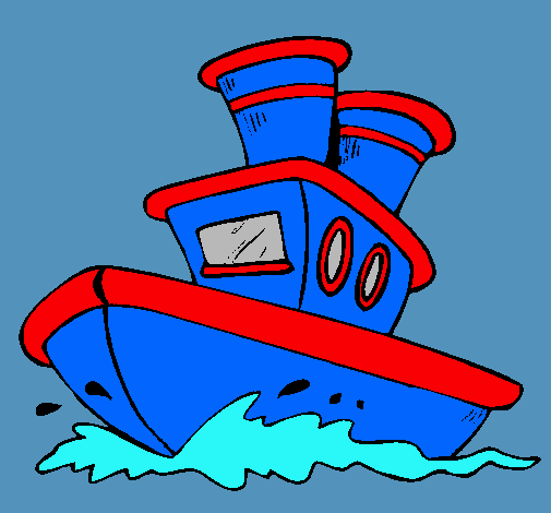 Dibujo Barco en el mar pintado por Darknol