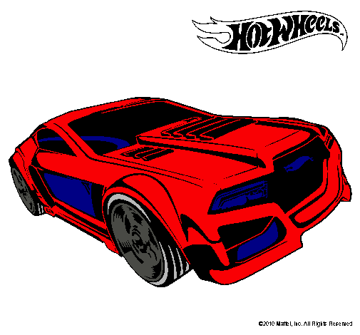 Dibujo Hot Wheels 5 pintado por DarienJose