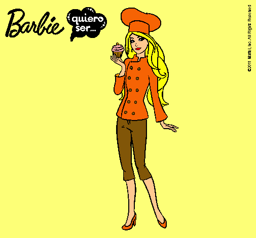 Dibujo Barbie de chef pintado por Dalia10