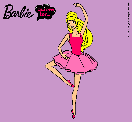 Dibujo Barbie bailarina de ballet pintado por nenamaslow