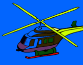 Dibujo Helicóptero  pintado por matiriver