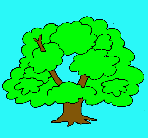 Dibujo Árbol pintado por arai06