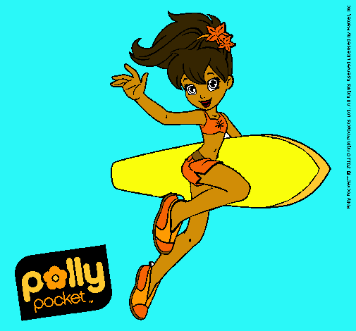 Dibujo Polly Pocket 3 pintado por tereza