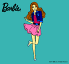 Dibujo Barbie informal pintado por lichi