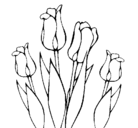 Dibujo Tulipanes pintado por patriciadelp