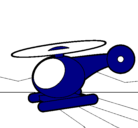 Dibujo Helicóptero pequeño pintado por fghf